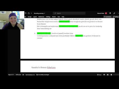 2. Produksie faktore, Ekonomiese siklus, markte, Invoer en uitvoer