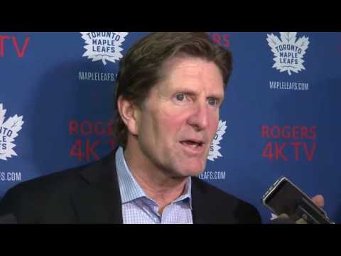 Maple Leafs Morning Skate: Mike Babcock - October 20, 2016