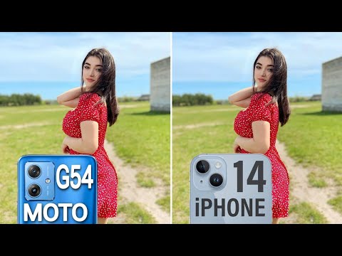Moto G54 5G Vs iPhone 14 Camera Test Comparison