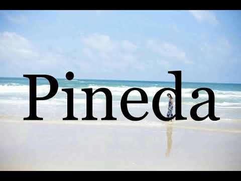 How To Pronounce Pineda🌈🌈🌈🌈🌈🌈Pronunciation Of Pineda