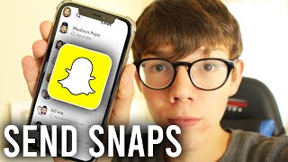 How To Send Pictures As Snaps On Snapchat | Send Snaps From Camera Roll As Normal Snap