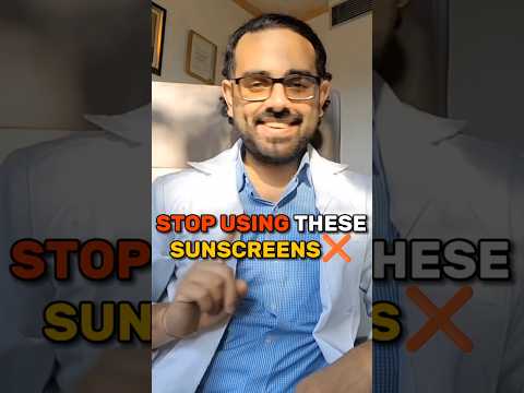 Don't Use These Sunscreens☀️ #brightskin #shorts