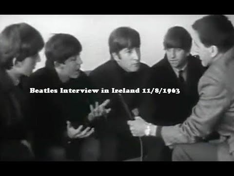 The Beatles Interview in Belfast in 1963, before coming to America