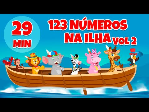 123 Números na Ilha vol 2 - Giramille 29 min | Desenho Animado Musical