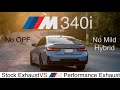 BMW M340i LCI Stock Exhaust VS M Performance Exhaust Sound Test
