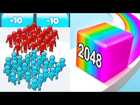 Join Clash 3D VS Jelly Run 2048 Satisfying ASMR Gameplay (Android,ios) (New Update)