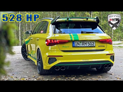 528HP AUDI S3 Clubsport 8Y MTM REVIEW on AUTOBAHN - Better than RS3!?