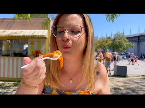 Vlog/Experimentando comida típica do Canadá em uma feira de rua no Porto Velho