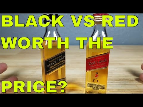 THE BEST SELLING WHISKY IN THE WORLD IS A SCOTCH JOHNNIE WALKER RED VS BLACK