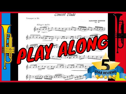 Alexander Goedicke - Concert Etude Op.49 (Accompaniment, Play along, Backing track)