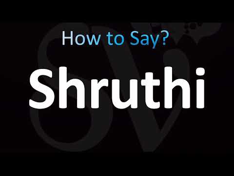 How to Pronounce Shruthi (CORRECTLY!)