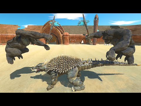KING KONG vs ANGUIRUS - Animal Revolt Battle Simulator