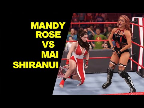 WWE 2K22 Mandy Rose vs Mai Shiranui - Extreme Rules