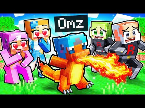 Playing as a BABY POKEMON to Rizz Girls in Minecraft!