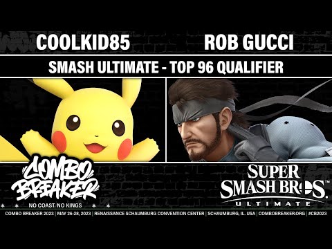 COMBO BREAKER 2023 WINNERS TOP 96 QUALIFIER - Coolkid85 (Pikachu) vs Rob Gucci (Snake) - Smash Ultim