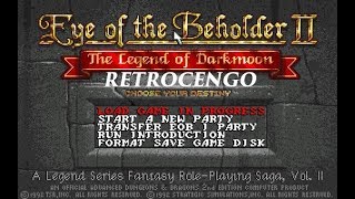 Amiga 1200 Eye of the Beholder II, late night gameplay - Black Crypt.