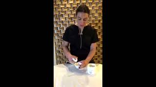 Focus sur le masque blanc CHARME D'ORIENT