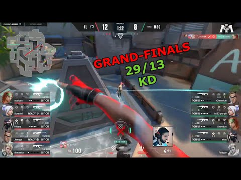 Team Liquid Defeats M3C for the Win 😱 | GRAND FINALS | Scream MVP 29/13 KD Ratio | Valorant