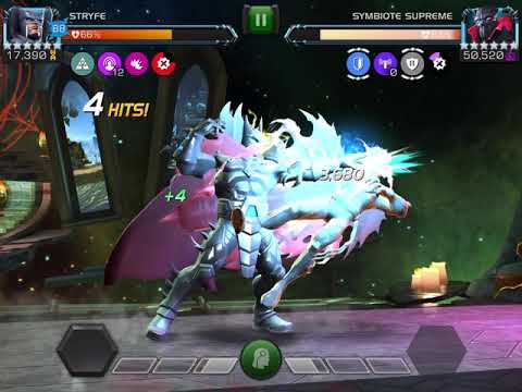 Rank 3 6 Star Stryfe Easily Squashes 6.2.1 Symbiote Supreme Boss(MCOC)