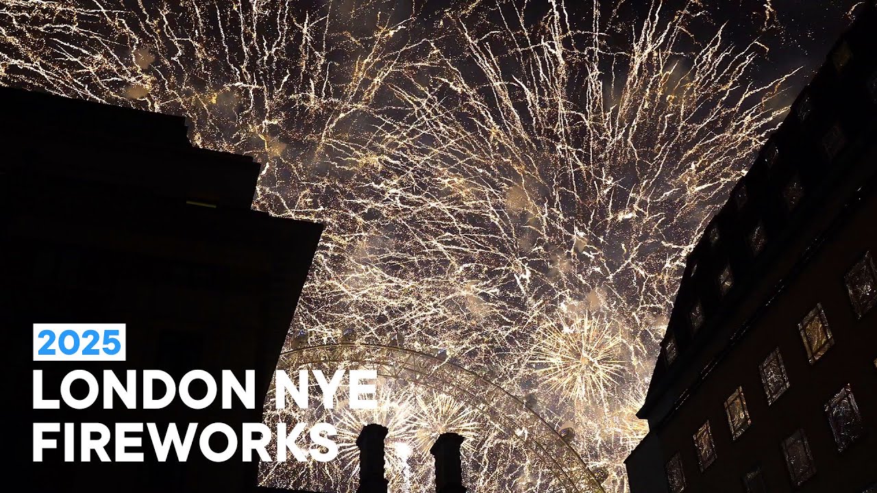London 2025 New Years Fireworks