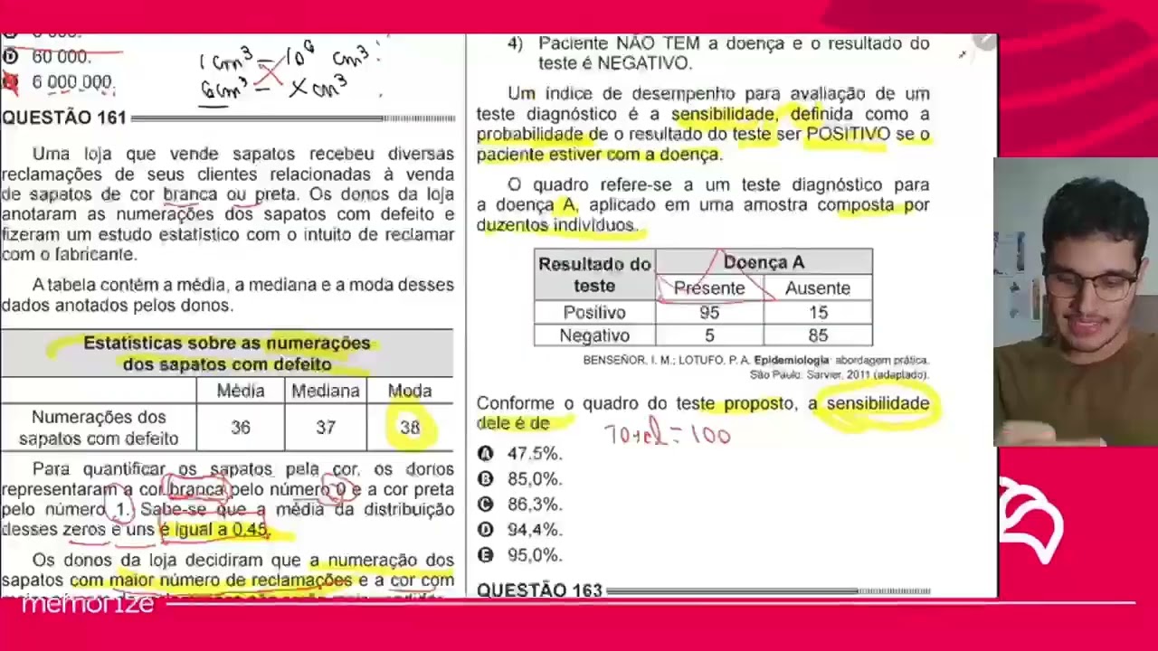 Resolução em Vídeo — Questão 158 ENEM 2014