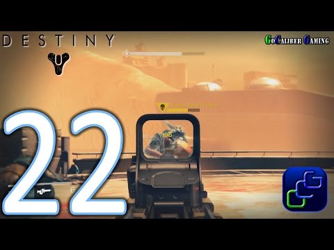 DESTINY PS4 Walkthrough - Part 22 - Level 18 Strike: Dust Palace - Meridian Bay, Mars
