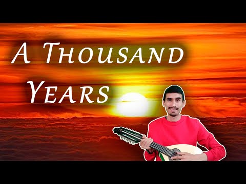 A Thousand Years #mandolin #love #cover #FallInLove