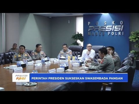PERINTAH PRESIDEN SUKSESKAN SWASEMBADA PANGAN
