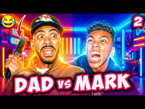 Try Not to Laugh! Mark Adams DAD vs SON Shorts! P2