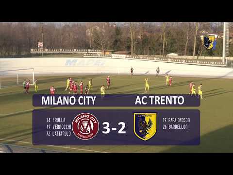 Serie D Girone B 04/02/2018: Milano City - Trento  3-2
