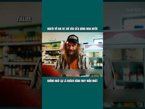 Người vô gia cư vào mua 1 chai nước lại trúng số lớn  #reviewphim #tomtatphim