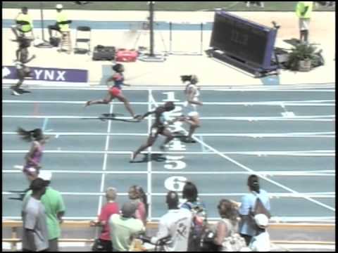 Girls 100m Championship Heat 3 - New Balance Outdoor Nationals 2012