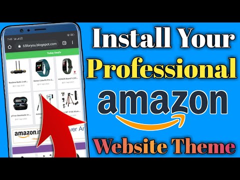 How To Install Themes On Blogger For Amazon || Amazon...