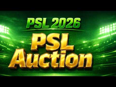 PSL 2026 Players Auction LIVE (Replay) | Every Pick Reaction, Sold Prices, Analysis & Squad Grades