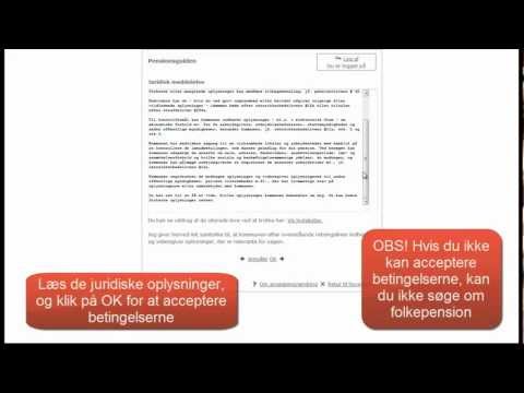 Folkepension  på tre minutter