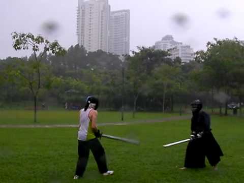 RSW 2009_06_7a (Sparring in the rain, Part 1)