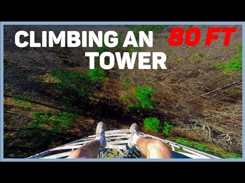 CLIMBING HUGE TOWER AND EXPLORING CREEPY PLACES!