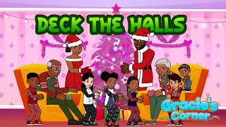 Deck the Halls with Lyrics | Christmas Song for Kids | Gracie’s Corner Nursery Rhymes + Kids Songs