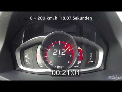 2016 Volvo V60 Polestar (367 hp): Acceleration 0 - 240+ kph / 0 - 150+ mph - Autophorie