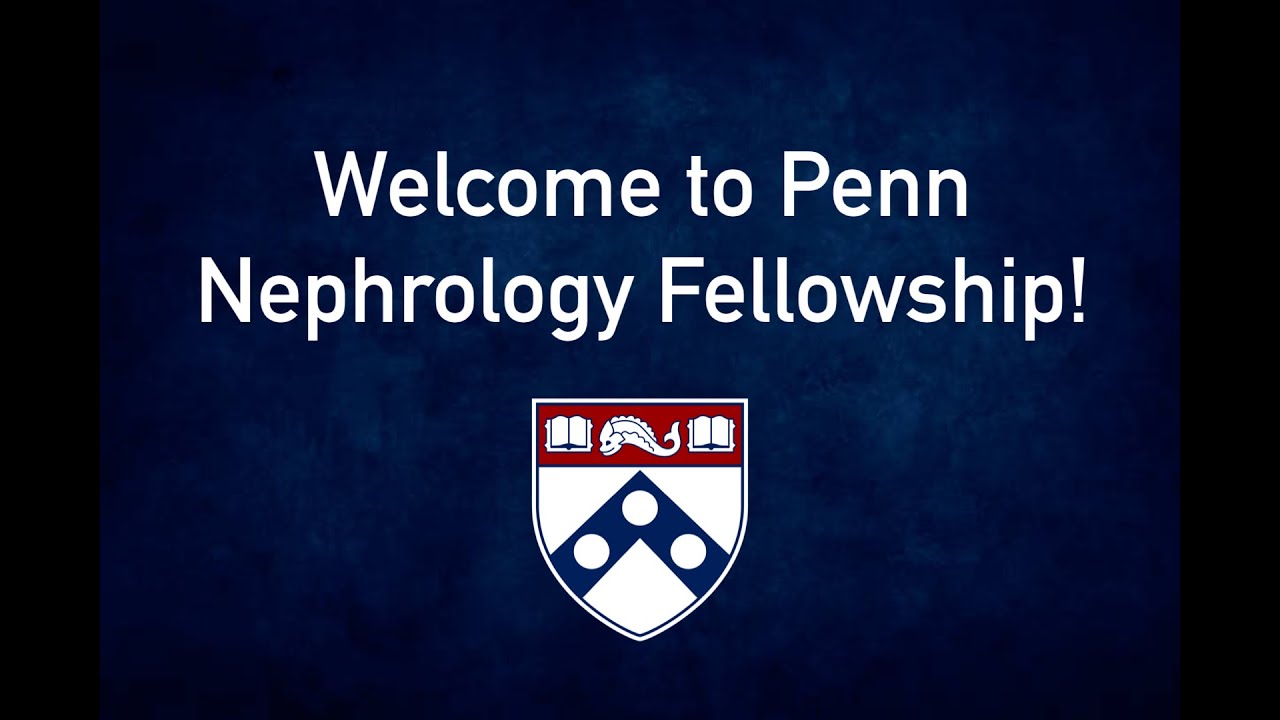 Watch video titled A Look Inside Penn Nephrology Fellowship on YouTube