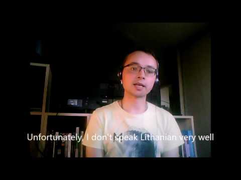 A Russian guy speaks Lithuanian