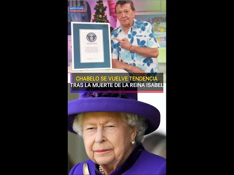Chabelo Becomes a Trend After the Death of Queen Elizabeth II #chabelo #queenelizabeth