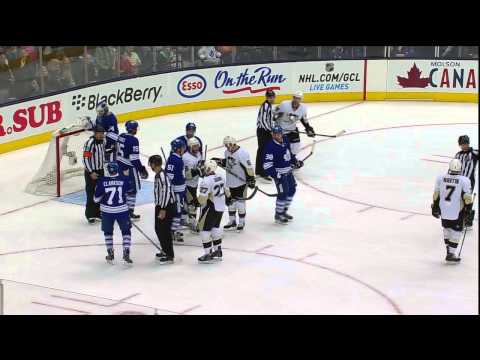 James Reimer's HUGE Save vs Pens - Oct 26th 2013 (HD)