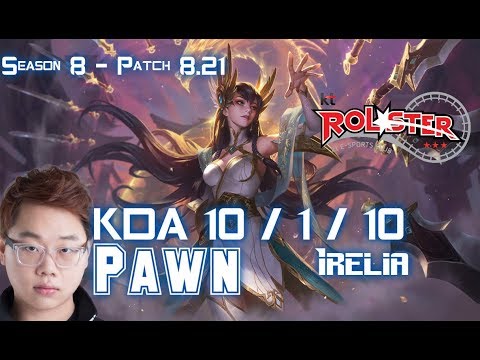 KT Pawn IRELIA vs RYZE Mid - Patch 8.21 KR Ranked