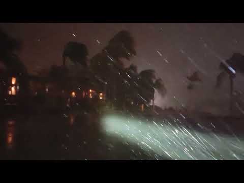 Hurricane Nicole 80mph winds BLASTING my Truck in Melbourne, FL 11.10.2022