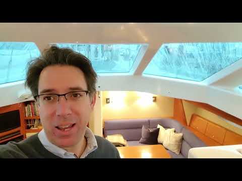 80-foot Chuck Paine "Leonore" - yacht interior tour