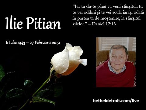 Priveghi - Joi Seara - Ilie Pitian