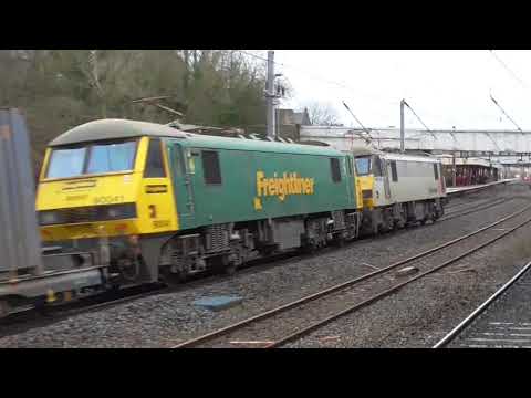 90048/90041 4m27 Coatbridge - Daventry, Sat, 24th March 2018