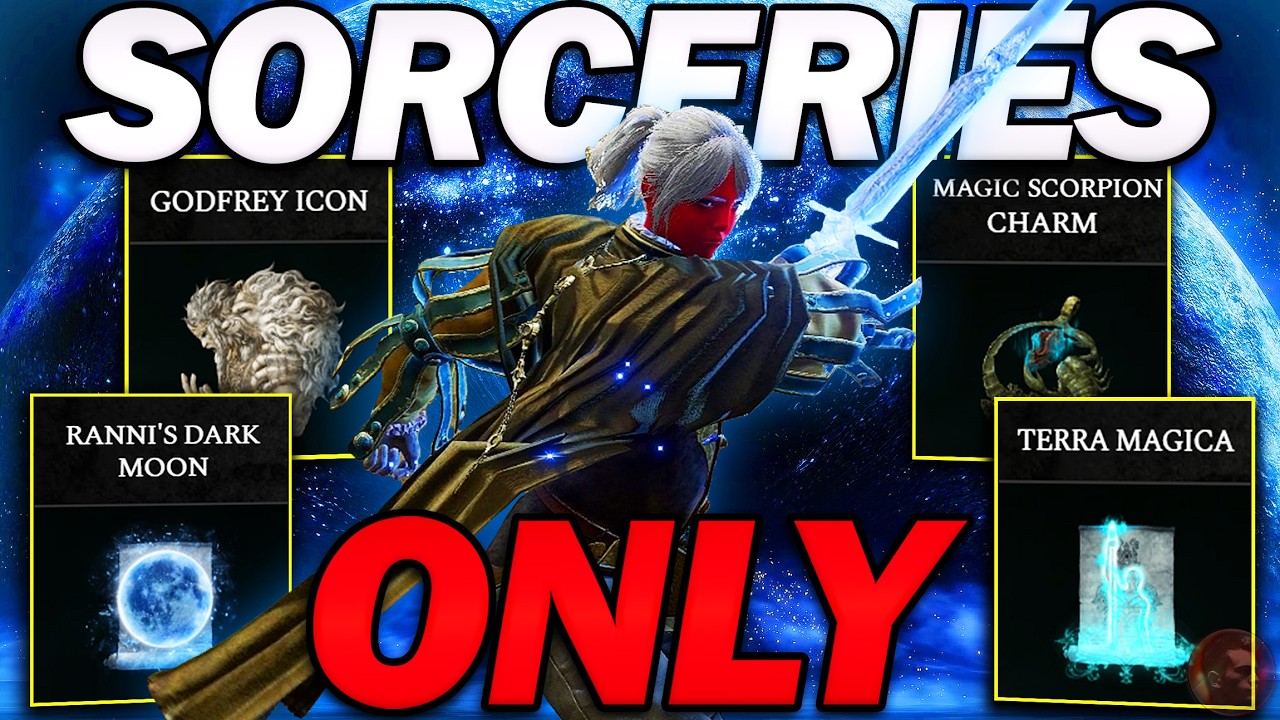 "Mage Builds are... CHEATING?!" - Beating Elden Ring Using SORCERIES ONLY!