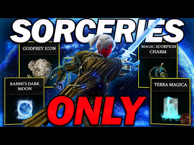 "Mage Builds are... CHEATING?!" - Beating Elden Ring Using SORCERIES ONLY!